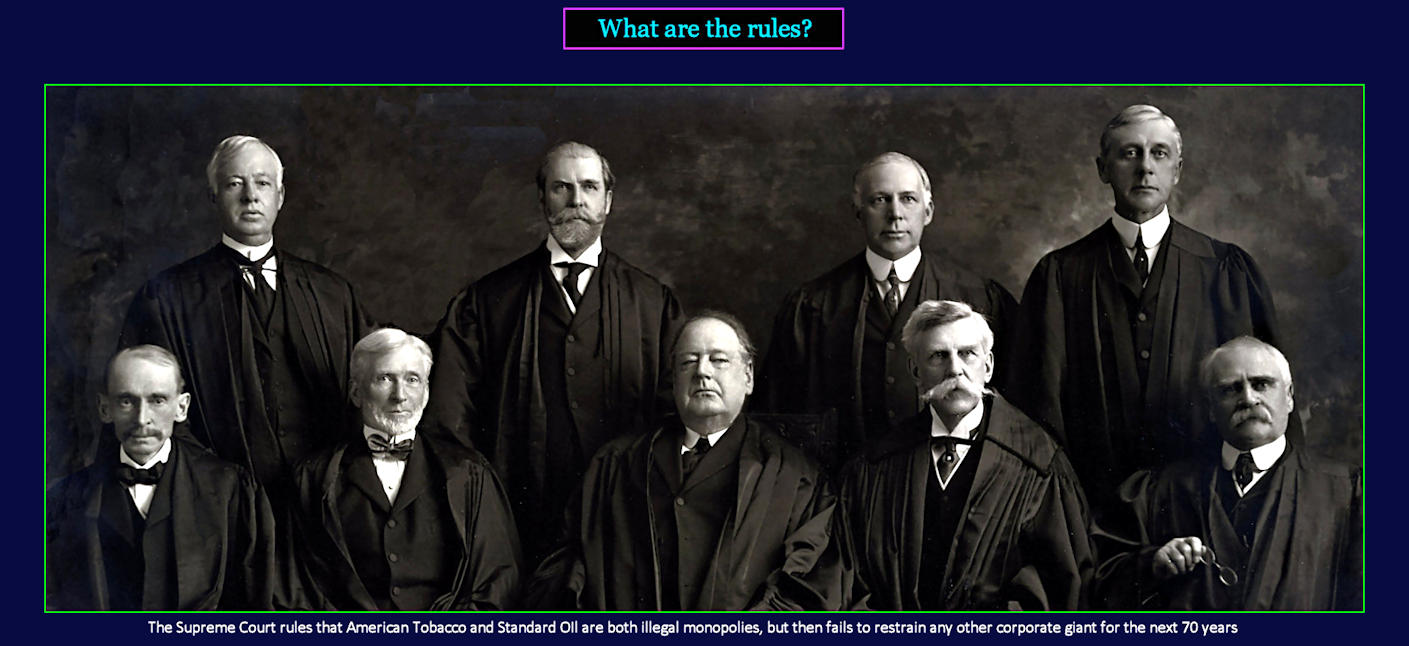 Supreme Court anti-trust rulings, 1910s